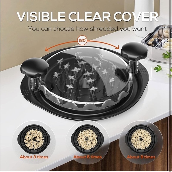 Brand New Chicken Shredder Cleaning Brush Meat Twist Kitchen Tool Non-Slip - Picture 3 of 9